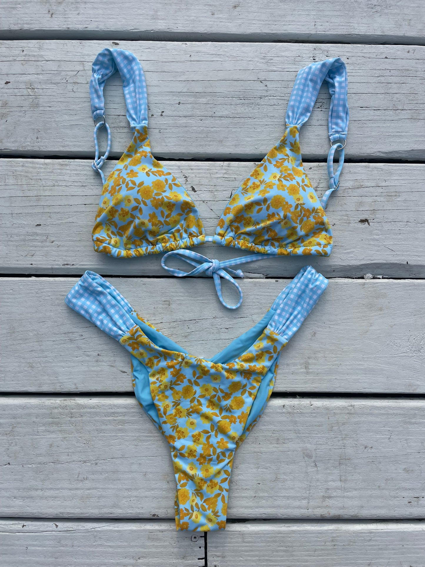 Sunflower Blue Bikini Set
