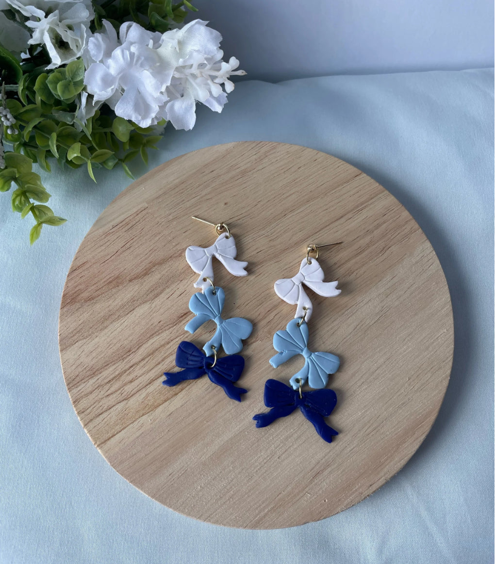 Three Tiered Bow Dangles