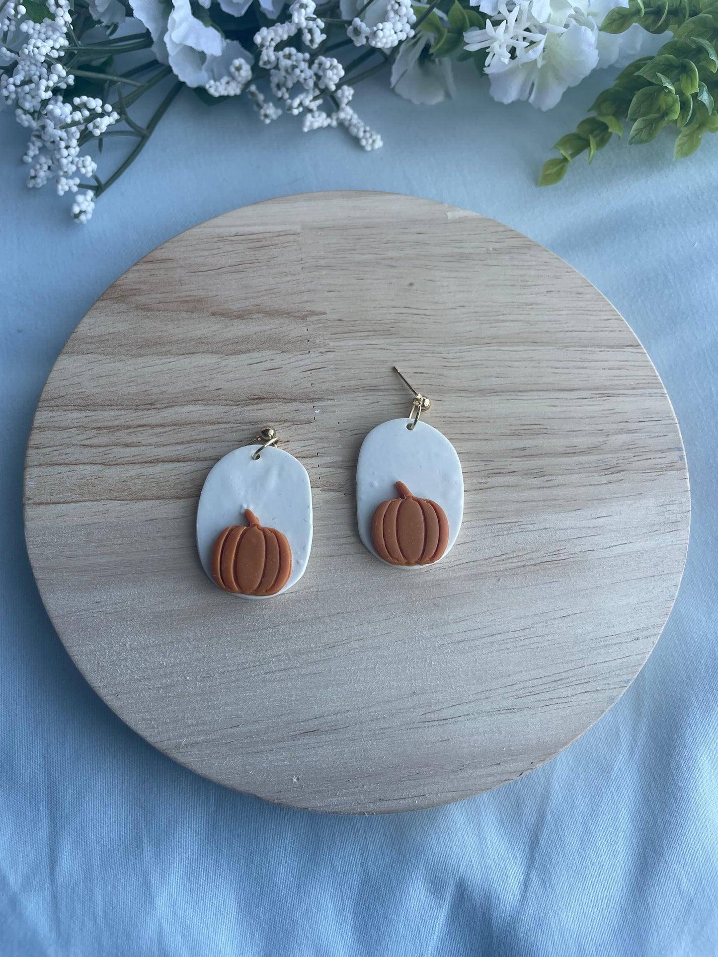 Framed Pumpkin Dangles
