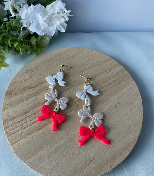 Three Tiered Bow Dangles