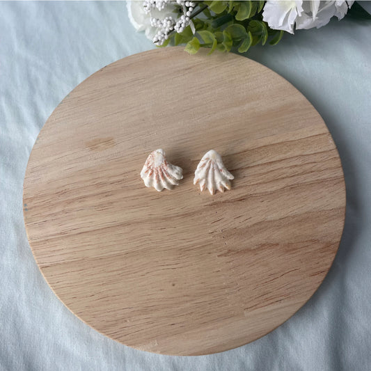 Kitten Paw Shell Studs