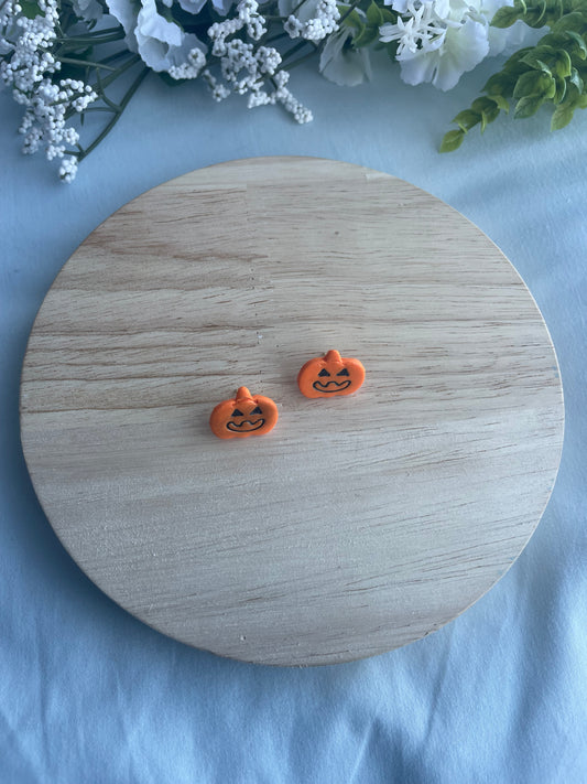 Jack-O-Lantern Studs
